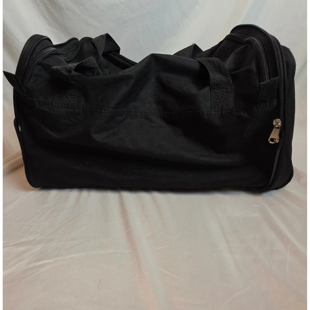 Disney Parks Walt Disney World 1971 Mickey Mouse Duffel Bag Black Travel Gym Bag